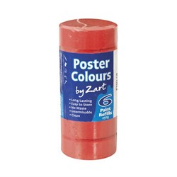 Zart Poster Colours Refill Crimson Pack of 6_2